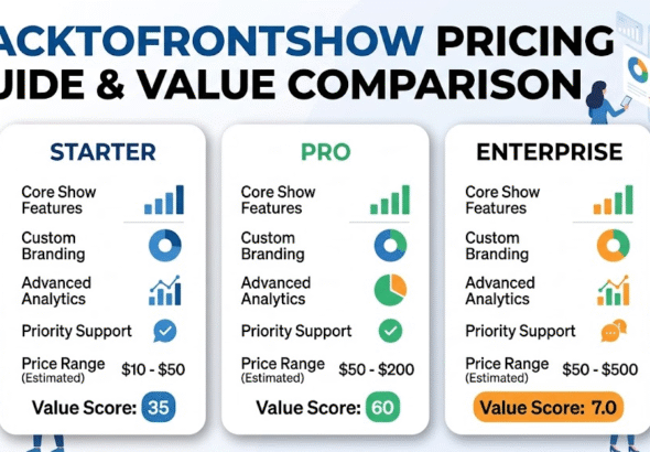 backtofrontshow pricing