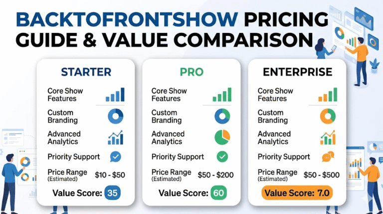 backtofrontshow pricing